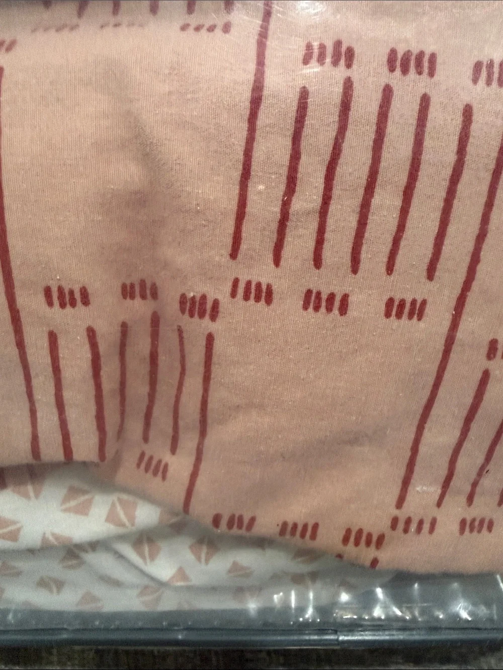 Threshold Peach and Rust Printed Comforter Set